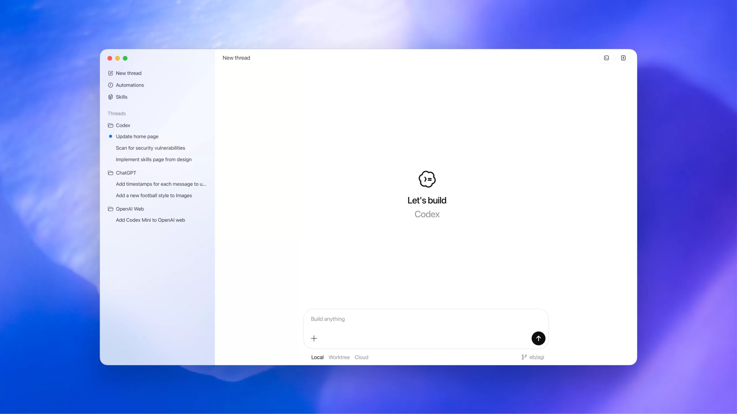 OpenAI lança aplicativo do Codex para desenvolvimento de software com agentes de IA