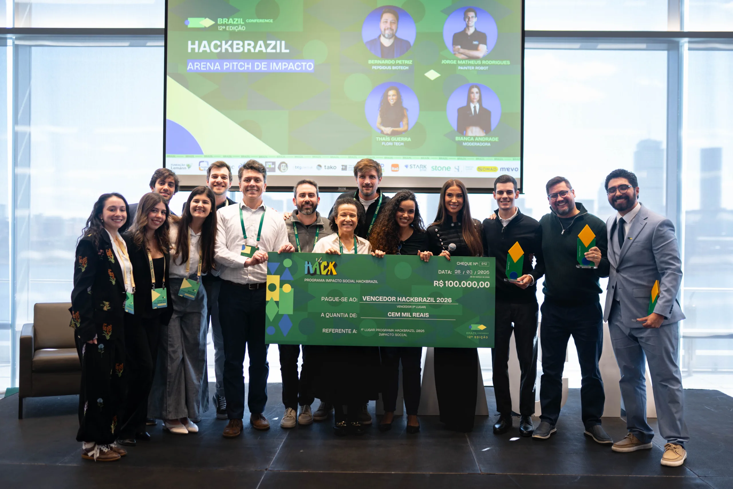 Flori Tech vence HackBrazil 2026 e recebe aporte de R$ 100 mil nos EUA
