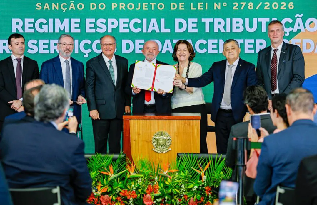Governo sancionou o Redata, garantindo incentivos a data centers no Brasil